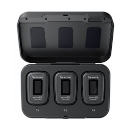 Saramonic microfone wireless duplo blink500 pro b2( Tx+Tx+Rx)