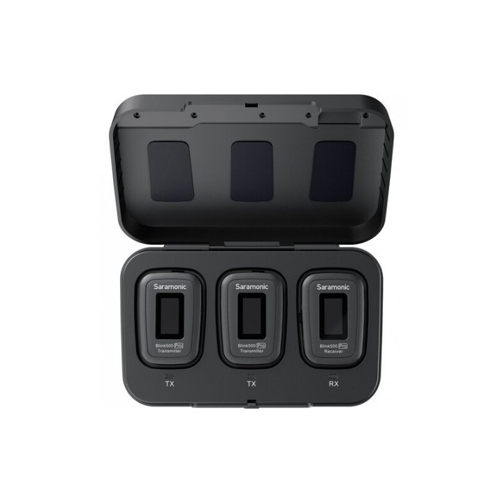 Saramonic microfone wireless duplo blink500 pro b2( Tx+Tx+Rx)