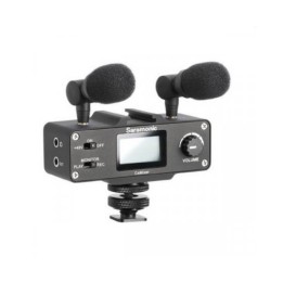 Saramonic interface audio camixer p/ dslr