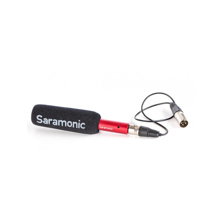 Saramonic microfone compact XLR shotgun SR-NV5