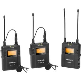 Saramonic UWMIC9 RX9 + TX9 + TX9 UH wireless microfone de lapela