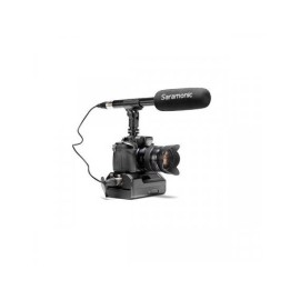 Saramonic microfone condensador shotgun SR-TM1 super cardioid broadcast XLR