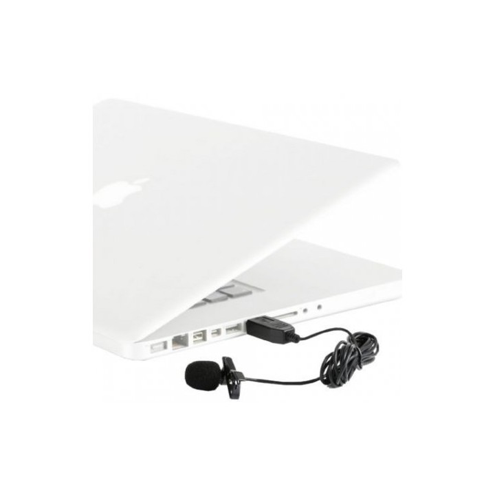 Saramonic microfone lapela omnidirecional usb SR-ULM10 para computador