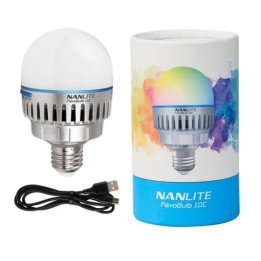 Nanlite Lâmpada  RGB PAVOBULB 10C 1KIT