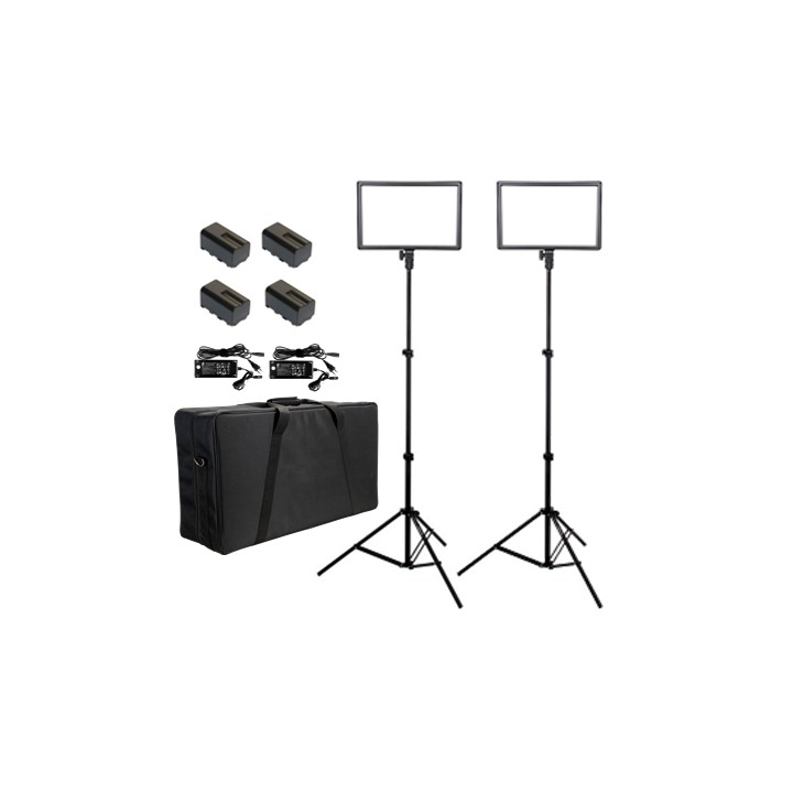 Nanlite Iluminador  Led Lumipad 25 BI-Color kit duplo