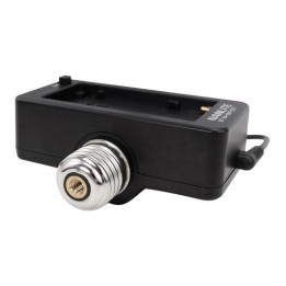 Nanlite Adaptador de bateria  npf com casquilho  E27