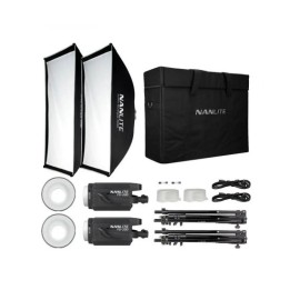 Nanlite kit duplo iluminador  LED FS200
