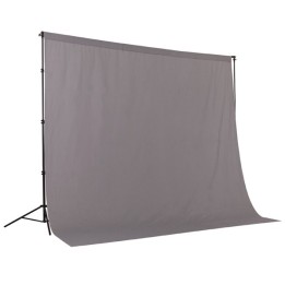 Background fabric grey 3x3m