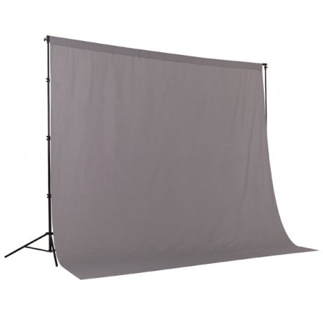 Background fabric grey 3x3m