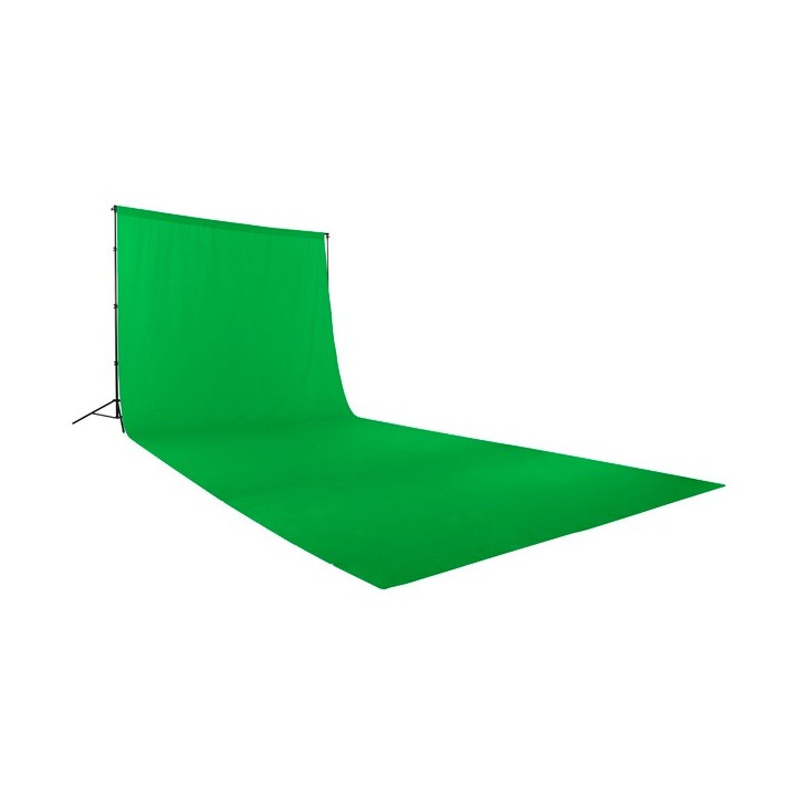 Background fabric green Chromakey 3x9m