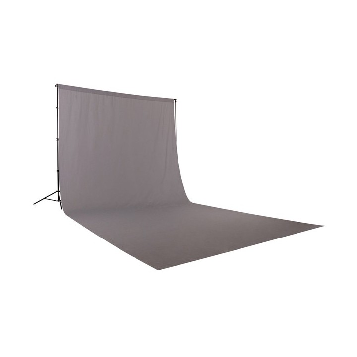Fundo de tecido Cinza 3x6m