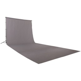 Fundo de tecido Cinza 3x9m