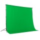 Fundo de tecido verde Chromakey 3x3m