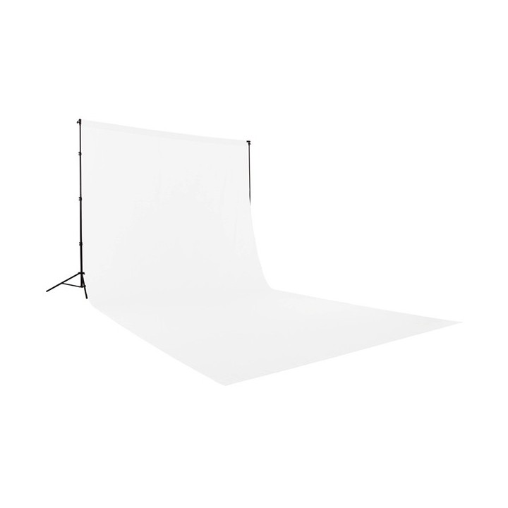 Fundo de tecido branco 3x6m
