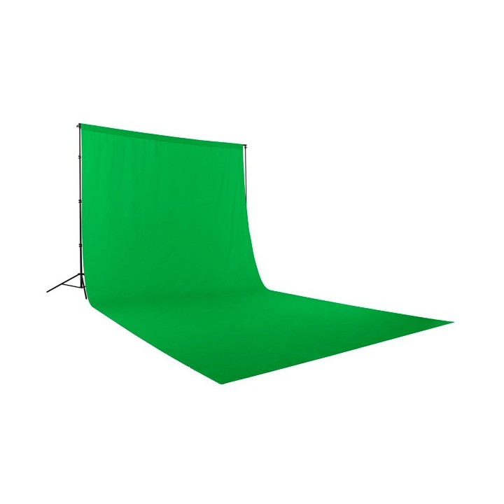 Background fabric green Chromakey 3x6m