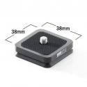 classic 38mm square camera plate