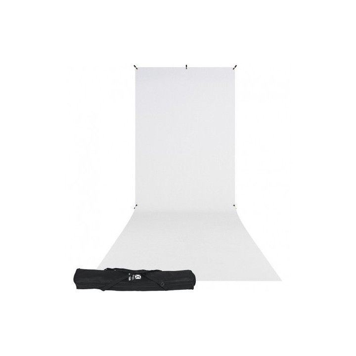 Kit de suporte X-Drop + fundo ciclo branco - 5x12