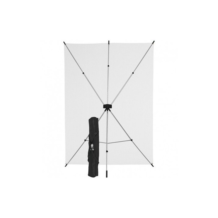 Kit de suporte X-Drop + fundo ciclo branco - 5x12