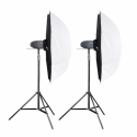 Walimex Pro Kit Flash Newcomer 150/150 com Sombrinhas Light Box