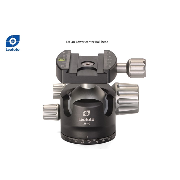 Leofoto Rótula de bola LH-40 + QP-70N