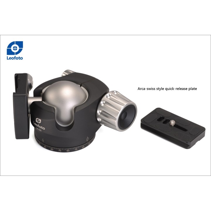 Leofoto Rótula de bola LH-55+QP-70